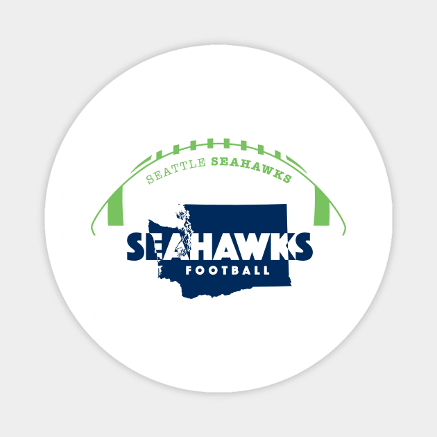 Seattle Seahawks Magnet by Crome Studio